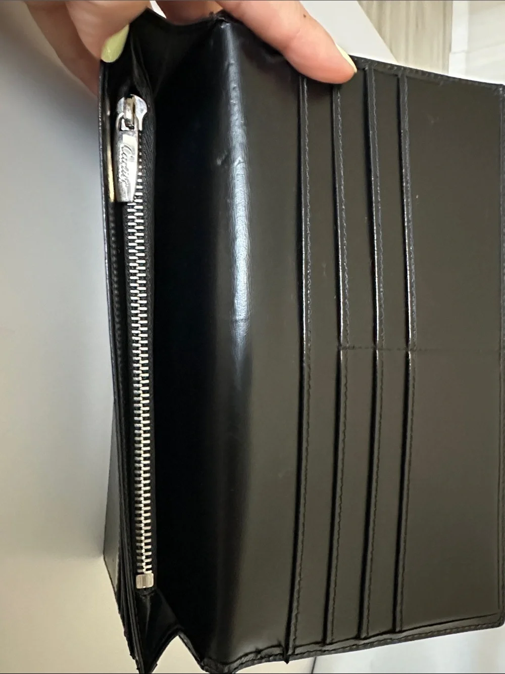 Cartier Black Long Wallet